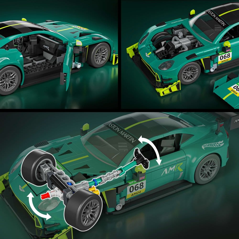Hot Wheels Elite – Mattel Brick Shop ‘24 Aston Martin Vantage GT3 1/16