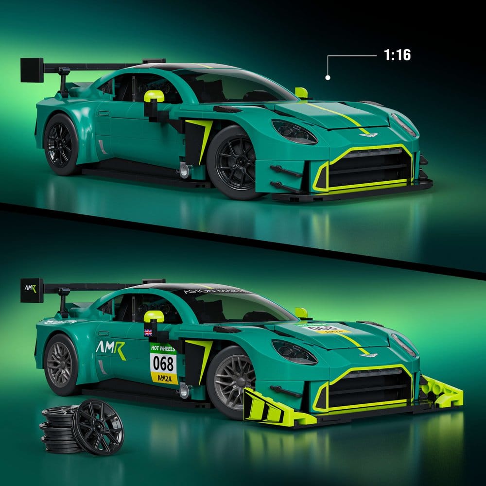 Hot Wheels Elite – Mattel Brick Shop ‘24 Aston Martin Vantage GT3 1/16