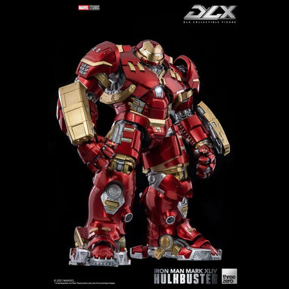 Figurine Marvel Iron Man Mark 44 Hulkbuster 30 cm, figurine Infinity Saga de Threezero, détails réalistes et articulation.