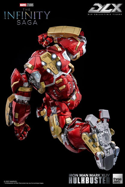 Figurine Hulkbuster Iron Man 1/12 DLX Marvel Threezero, 30 cm, détail précis, pose dynamique, figurine de collection Marvel