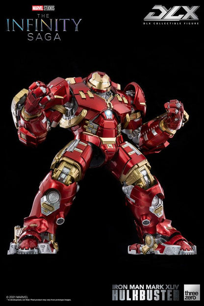 Figurine Marvel Iron Man Mark 44 Hulkbuster 30 cm, figurine Infinity Saga en PVC, détaillée par Threezero, vue de face.