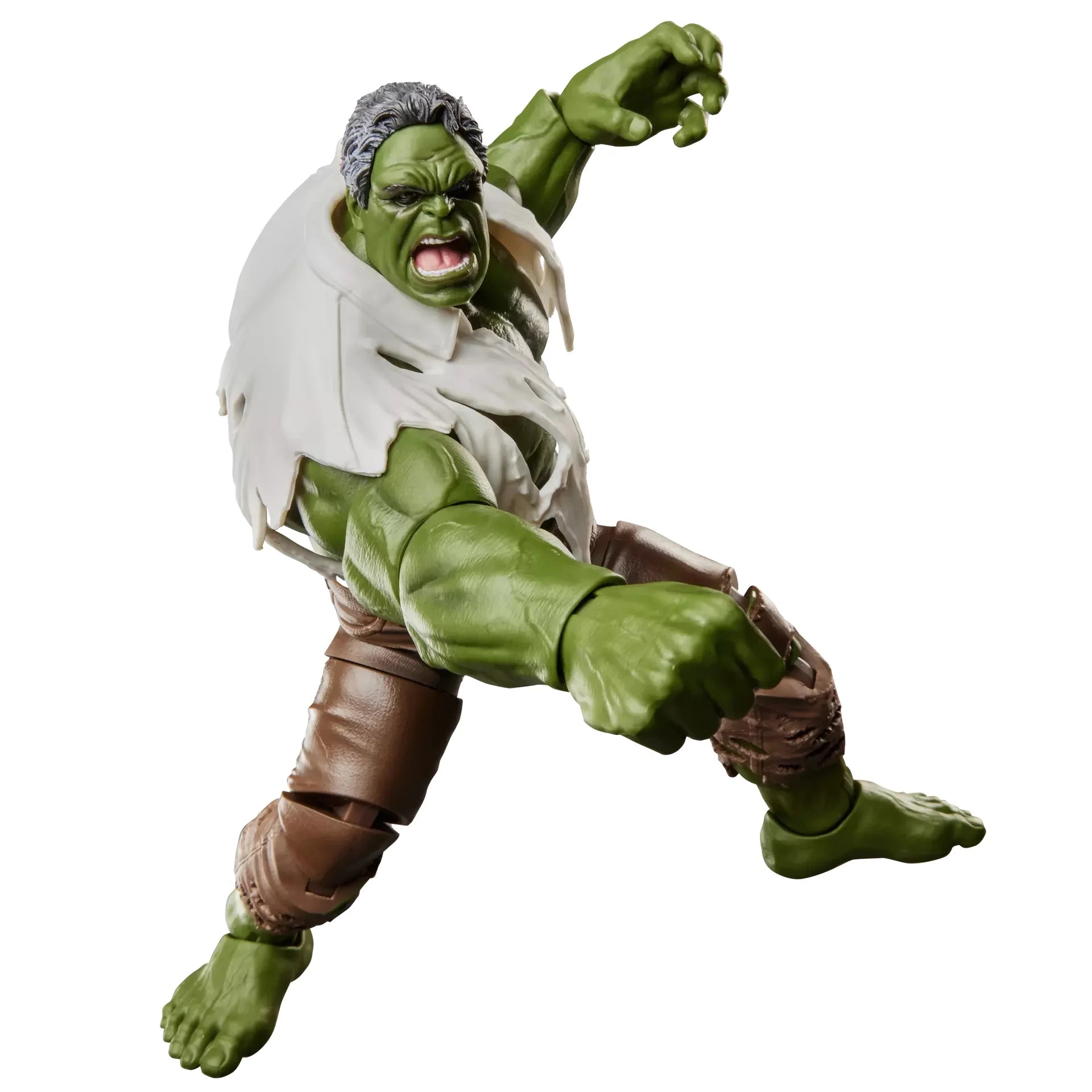 Figurine articulée Marvel Legends Spider-Man et Hulk de 15cm, personnage de la série Hasbro, en pose dynamique.