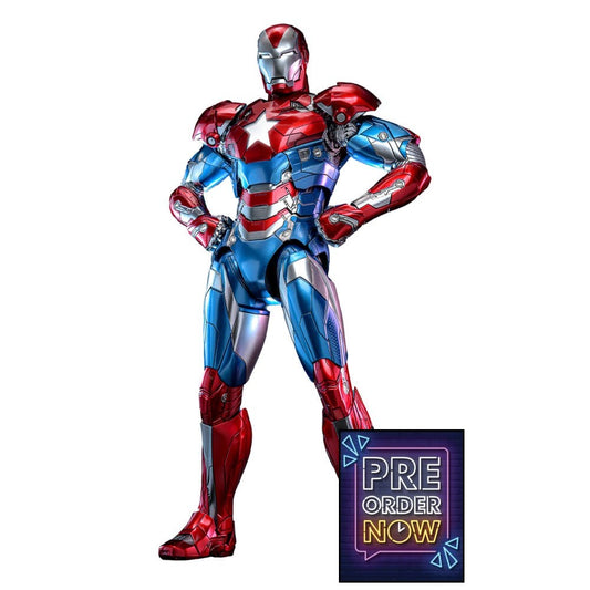 Marvel figurine Comic Masterpiece Diecast 1/6 Iron Patriot Hot Toys Exclusive 32 cm
