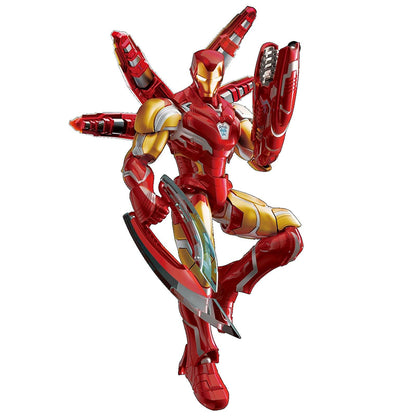 Modèle de figurine Marvel Iron Man MK85 Blokees, figurine détaillée avec éclairage lumineux, version Champion Class.