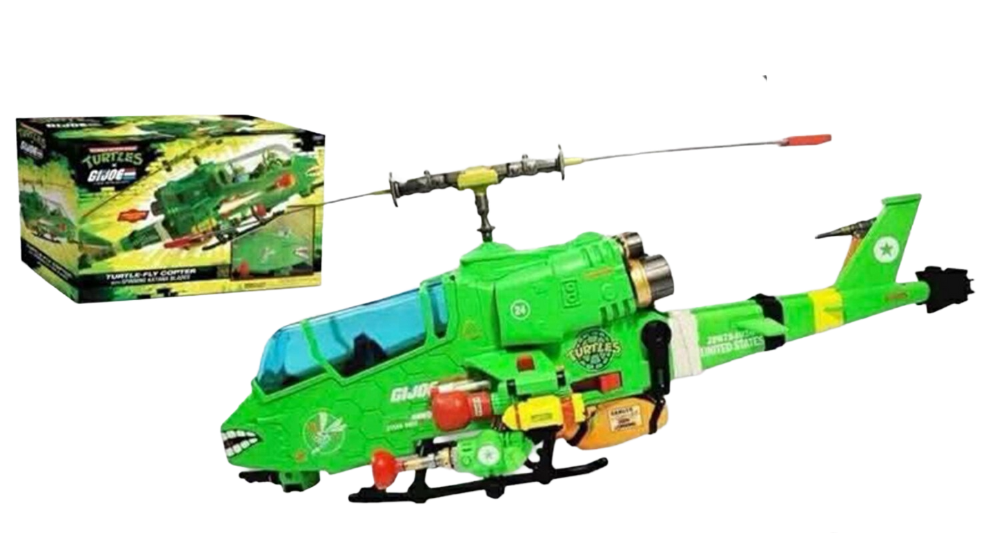 Tortues Ninja x G.I. Joe Crossover Classics véhicule Turtle-Fly Copter - Toys Legacy Collection