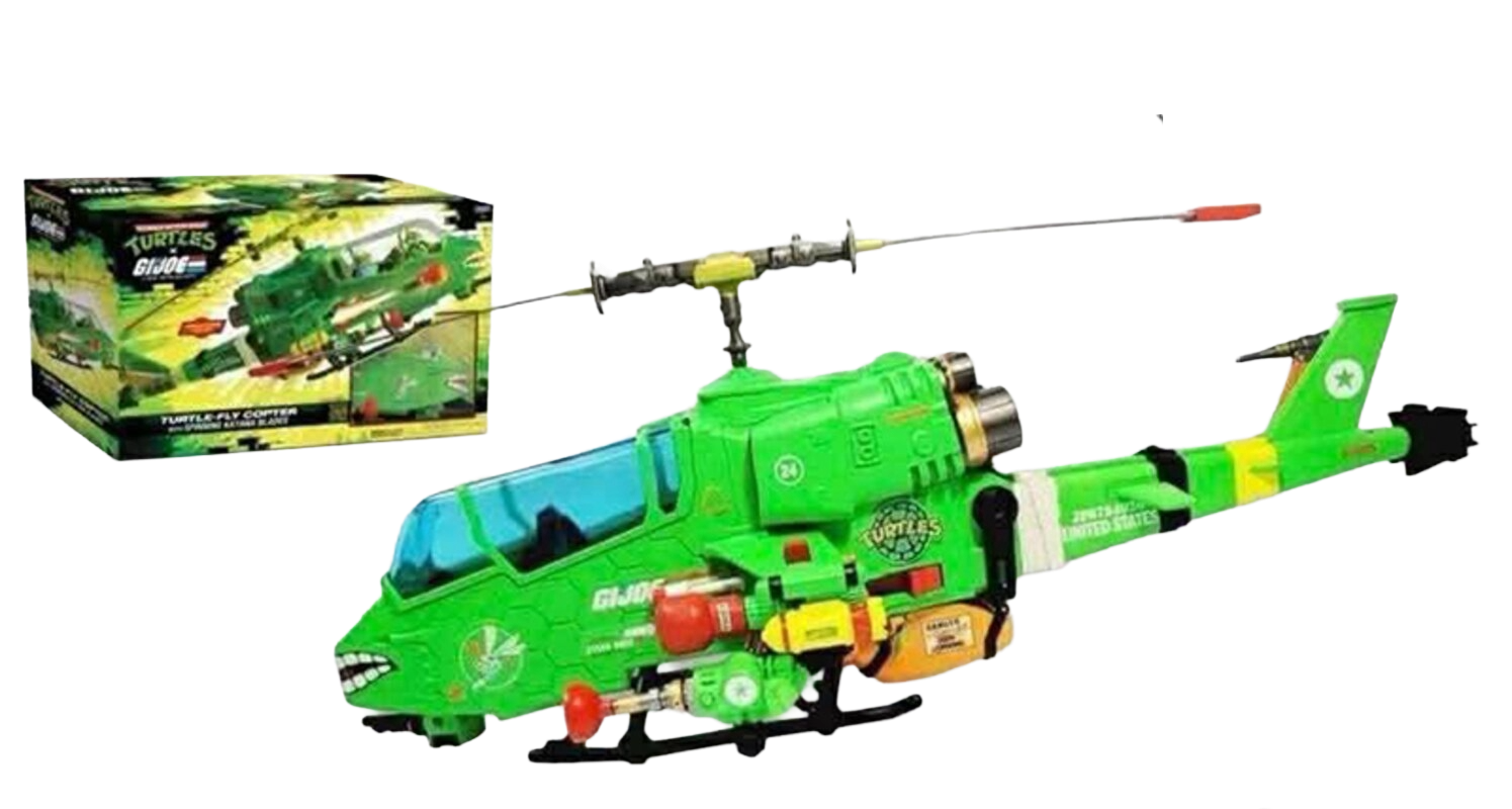 Tortues Ninja x G.I. Joe Crossover Classics véhicule Turtle-Fly Copter - Toys Legacy Collection