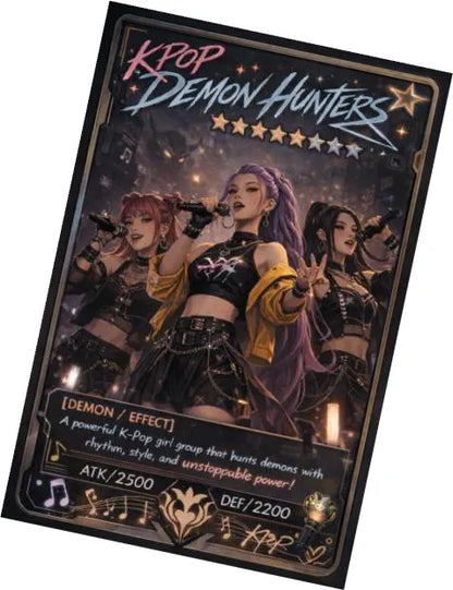 Boîte de 20 boosters du jeu de cartes Kayou K-Pop Demon Hunters – Édition Classique, affichage de la boîte avec cartes visibles