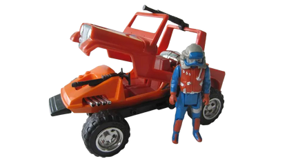 Figurine de véhicule Gator M.A.S.K. de la marque The Loyal Subject, détaillée et colorée, inspirée de la série d'action.