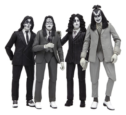 KISS pack 4 figurines Dressed to Kill Album Cover 18 cm