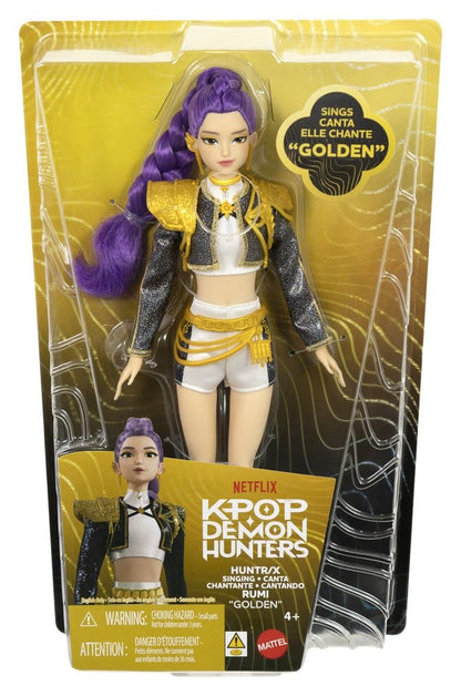 KPop Demon Hunters – Poupée chantante Huntrix Rumi « Golden »
