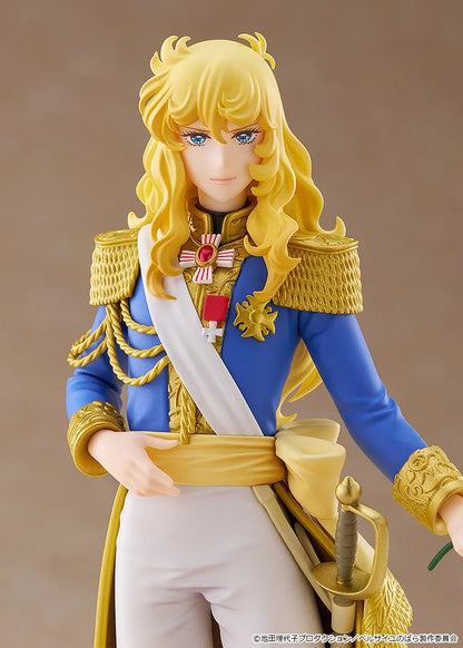 Figurine Lady Oscar de La Rose de Versailles par Good Smile Company, détail de la figurine de Lady Oscar Francois De Jarjayes.