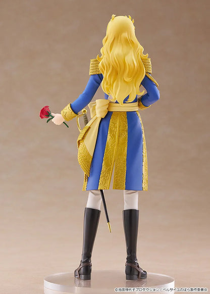 Figurine Lady Oscar La Rose de Versailles, personnage de manga, en pose dynamique, de la marque Good Smile Company.