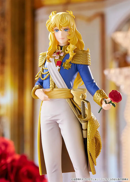 Figurine Lady Oscar La Rose de Versailles de Good Smile Company, représentant Oscar François de Jarjayes en pose détaillée