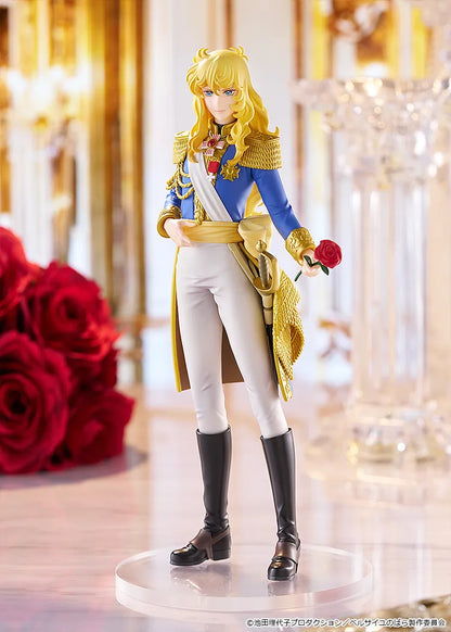 Figurine Lady Oscar de La Rose de Versailles par Good Smile Company, représentation de François de Jarjayes en style détaillé.