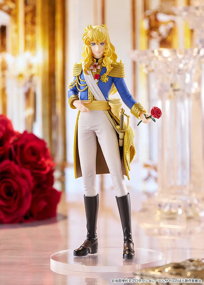 Figurine Lady Oscar de La Rose de Versailles par Good Smile Company, représentant Oscar François de Jarjayes en détail.