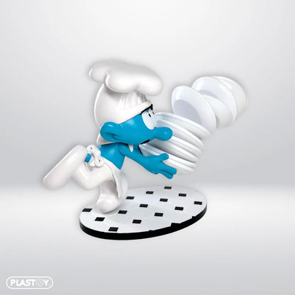 Les Schtroumpfs – Figurine « Le Schtroumpf Pile d'Assiettes »