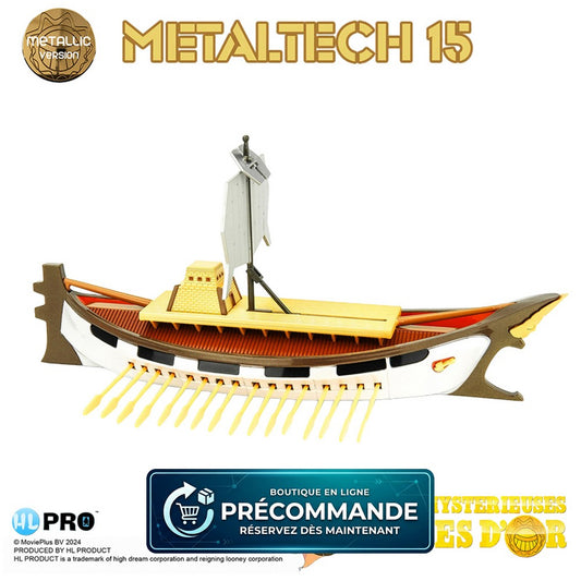 Les Mystérieuses Cités d'Or – Metaltech 15 Solaris Metallic Version 21 cm