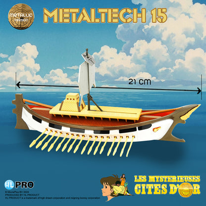 Les Mystérieuses Cités d'Or – Metaltech 15 Solaris Metallic Version 21 cm