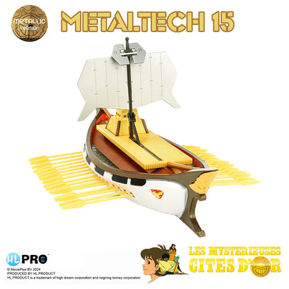 Les Mystérieuses Cités d'Or – Metaltech 15 Solaris Metallic Version 21 cm
