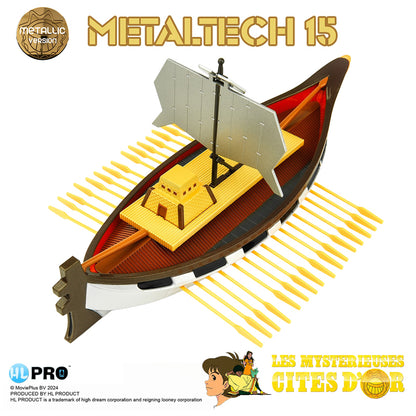Les Mystérieuses Cités d'Or – Metaltech 15 Solaris Metallic Version 21 cm