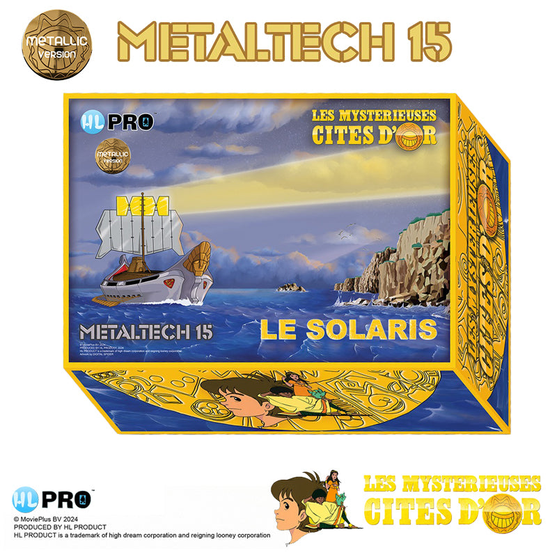 Les Mystérieuses Cités d'Or – Metaltech 15 Solaris Metallic Version 21 cm