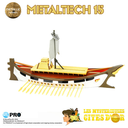 Les Mystérieuses Cités d'Or – Metaltech 15 Solaris Metallic Version 21 cm