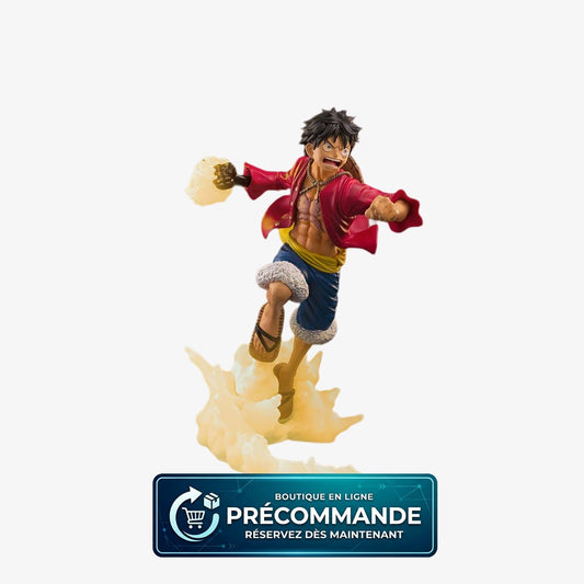 Figurine Luffy One Piece SFC Abystyle, 16 cm, avec effet phosphorescent, représentant le personnage Monkey D. Luffy.