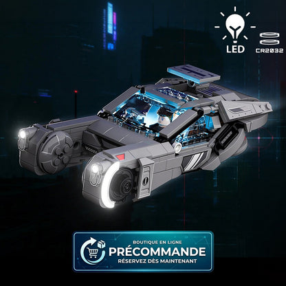 Véhicule à construire lumineux Lumibricks Blade Runner 2049 – K’s Spinner 23001 en briques de construction