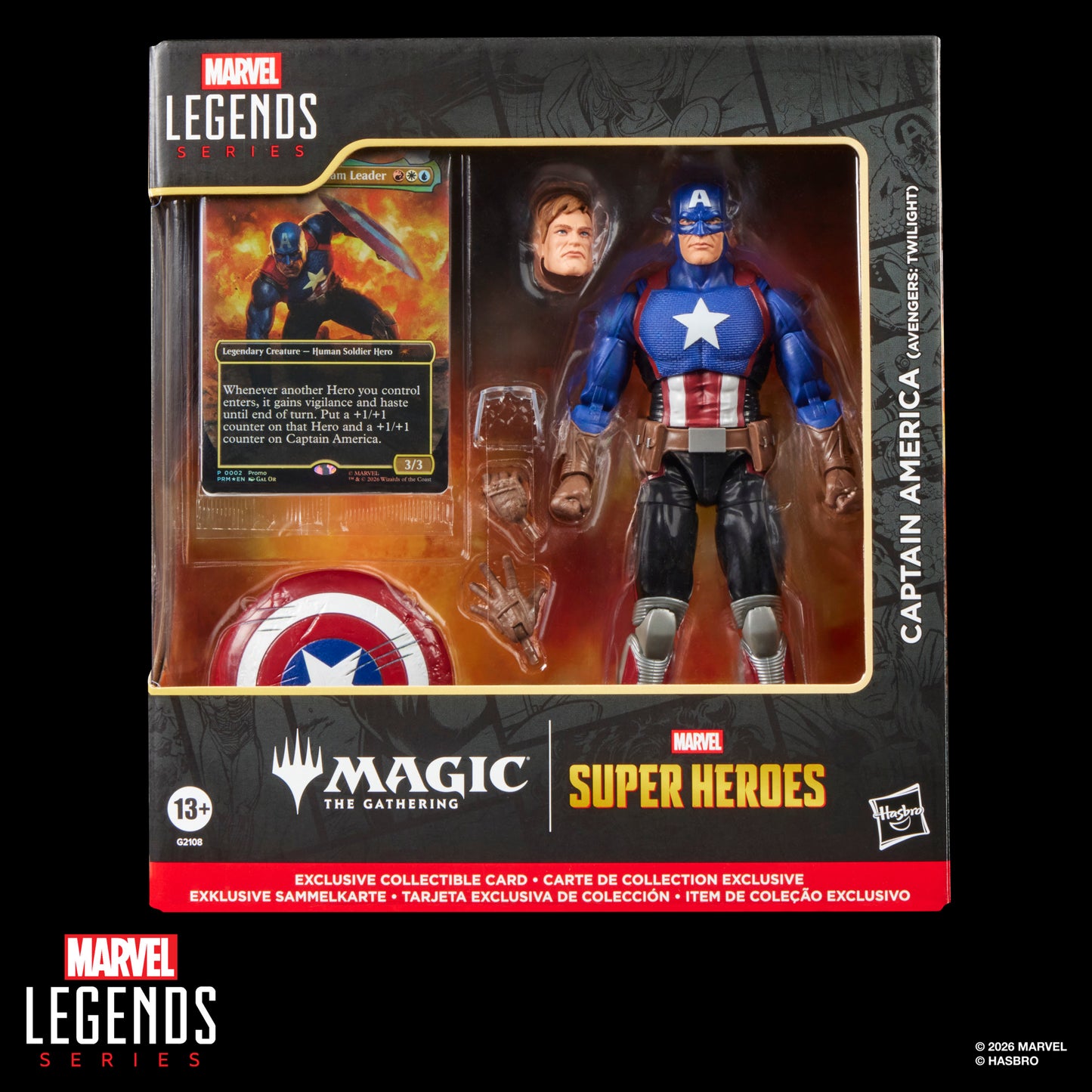 Marvel Legends Series – Marvel Super Heroes Magic: The Gathering – Captain America (Avengers: Twilight)