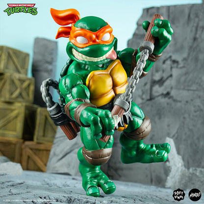 Tmnt Teenage Mutant Ninja Turtles Mondo Soft Vinyl Figure Michelangelo