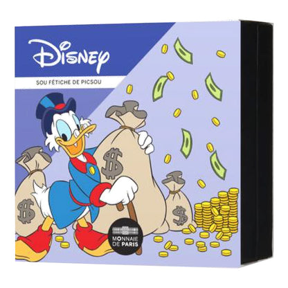 Disney Monnaie De Paris Sou Fetiche Picsou Doré à l'or fin 1953Ex - Toys Legacy Collection