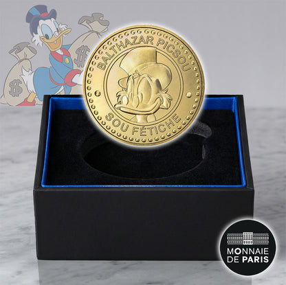 Disney Monnaie De Paris Sou Fetiche Picsou Doré à l'or fin 1953Ex - Toys Legacy Collection