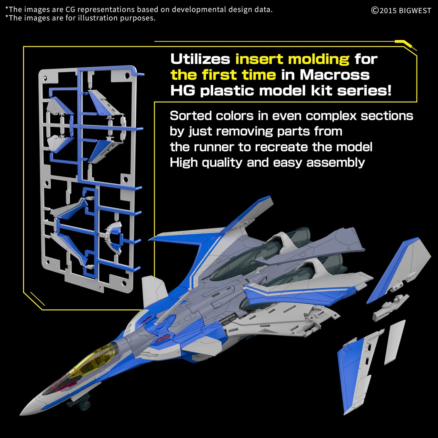 Macross Delta – HG 1/100 VF-31J Siegfried – Hayate Immelmann