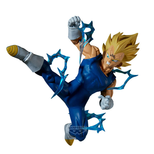 Figurine Majin Vegeta de Dragon Ball Z Collection Match Makers, 15 cm, de marque Bandai, vue de face avec détails colorés
