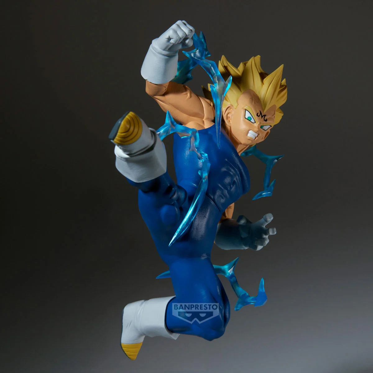 Figurine Majin Vegeta Dragon Ball Z Collection Match Makers, 15cm, en pose dynamique, détail précis, fabriquée par Bandai.