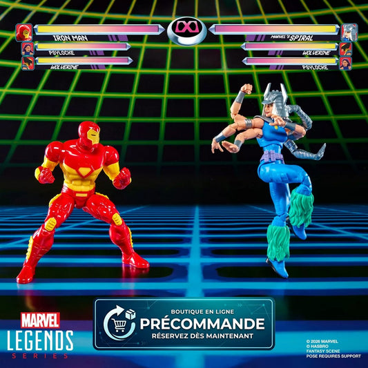 Marvel Legends Series – Marvel Games Iron Man vs Spiral – 15 cm