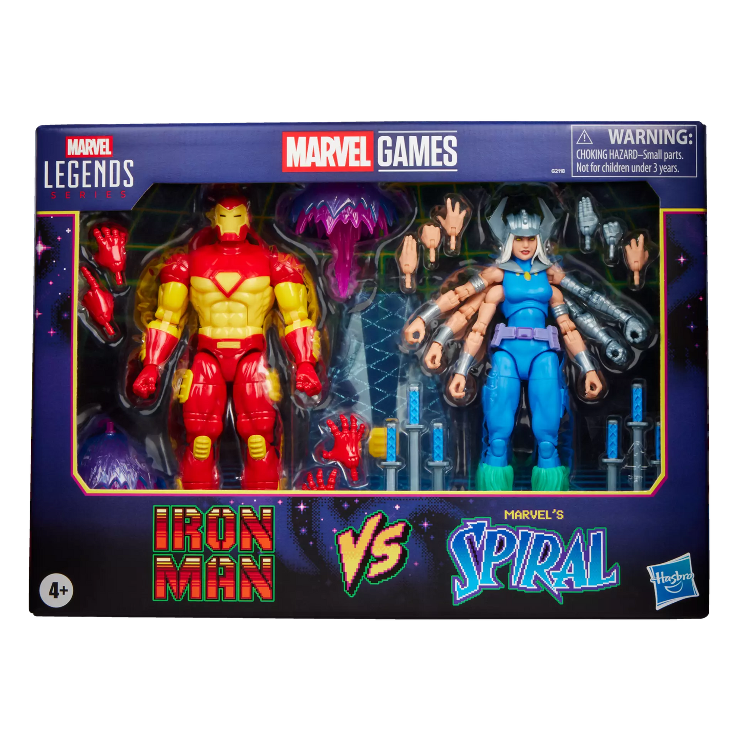 Marvel Legends Series – Marvel Games Iron Man vs Spiral – 15 cm