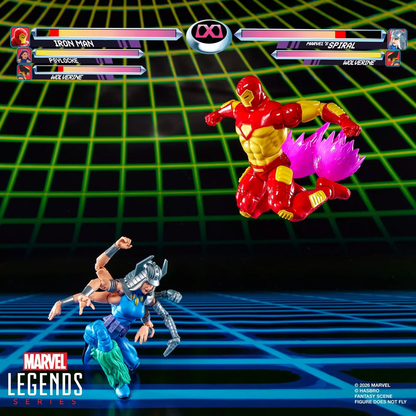 Marvel Legends Series – Marvel Games Iron Man vs Spiral – 15 cm