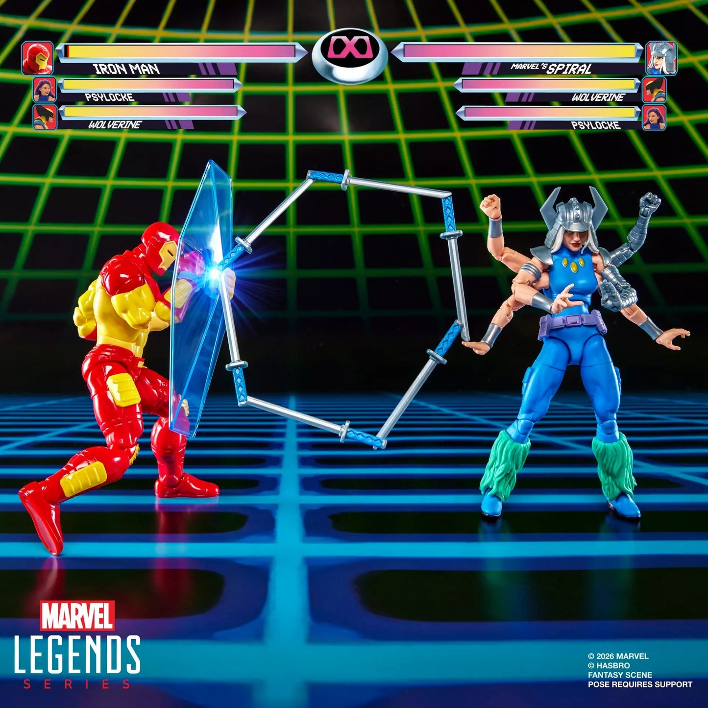 Marvel Legends Series – Marvel Games Iron Man vs Spiral – 15 cm