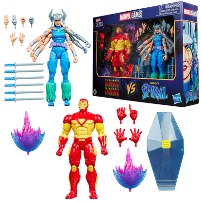 Marvel Legends Series – Marvel Games Iron Man vs Spiral – 15 cm