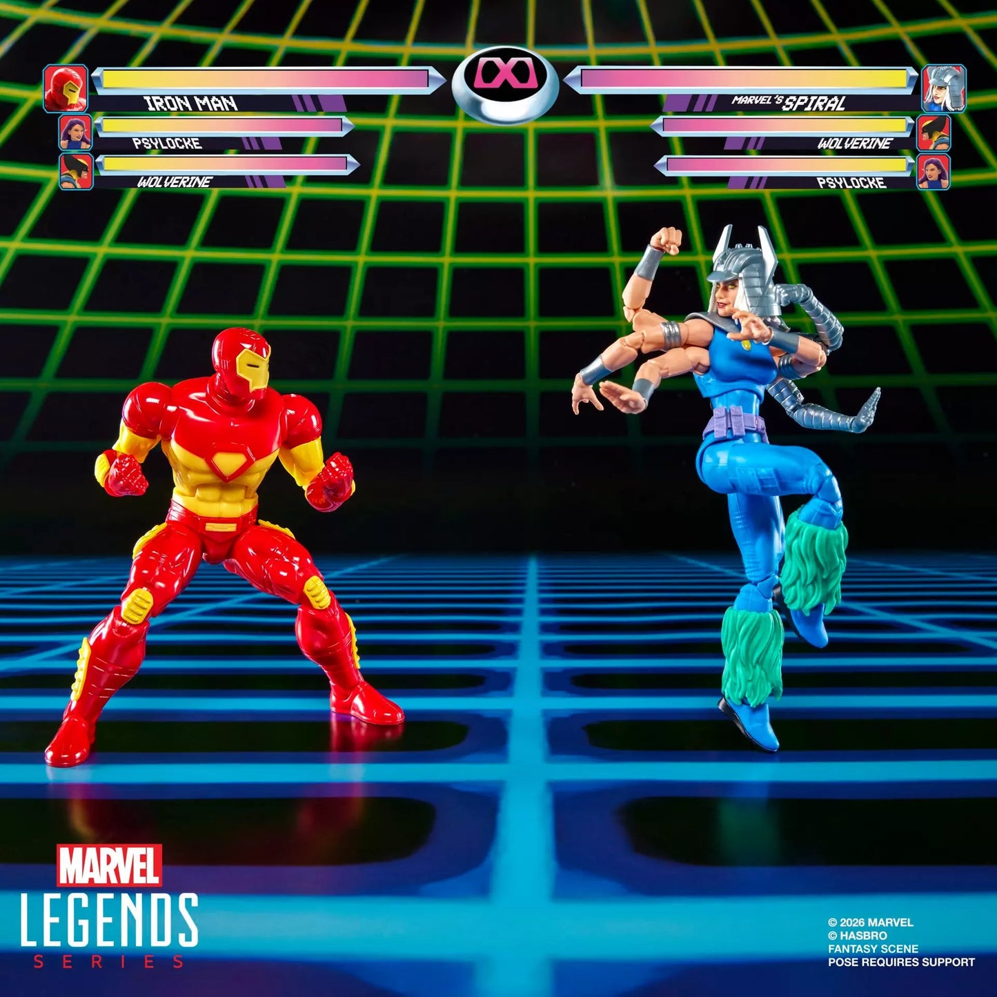 Marvel Legends Series – Marvel Games Iron Man vs Spiral – 15 cm