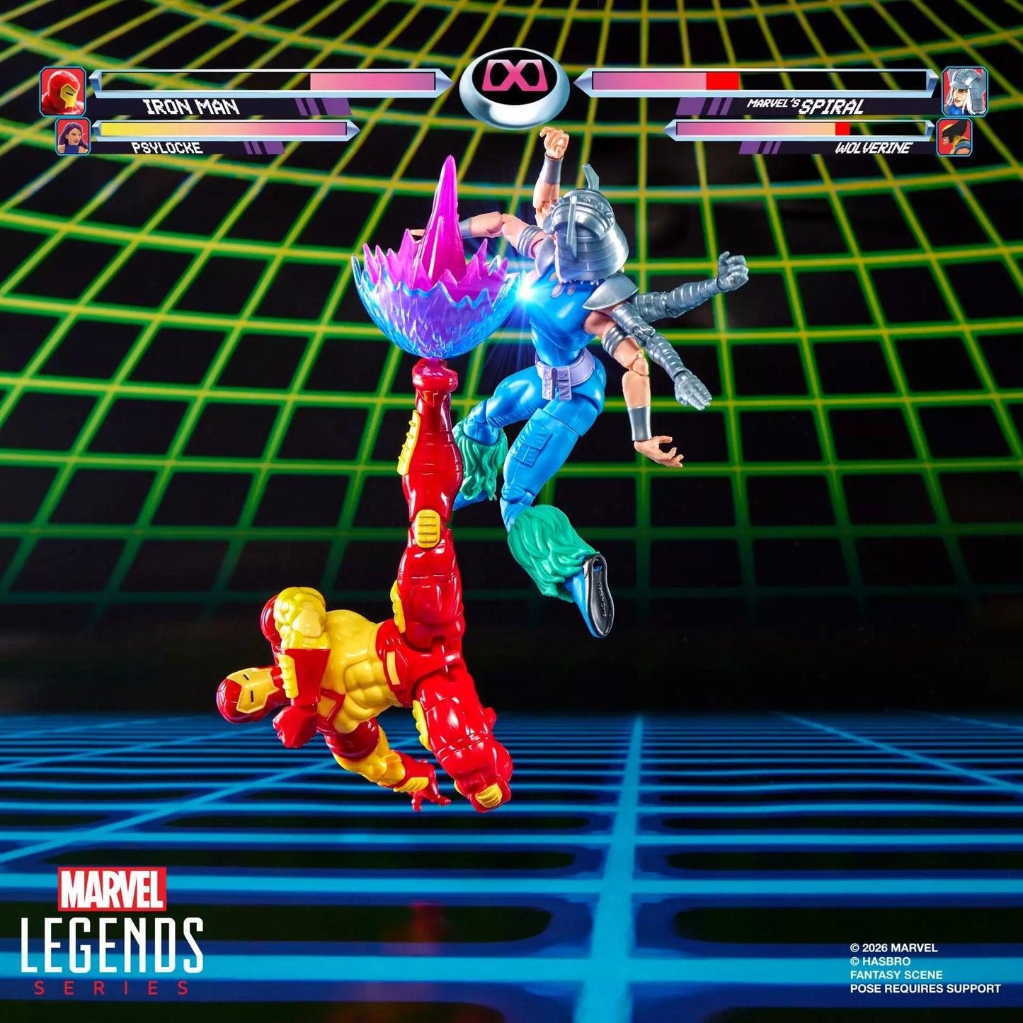 Marvel Legends Series – Marvel Games Iron Man vs Spiral – 15 cm