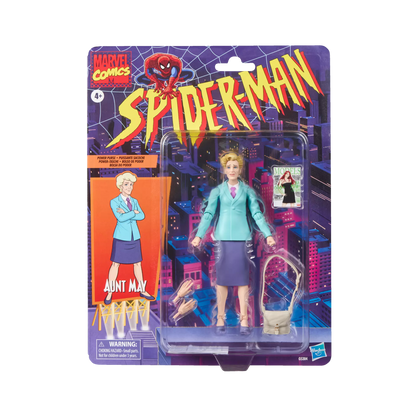 Marvel Legends Vintage – Spider-Man Aunt May – Figurine 15 cm