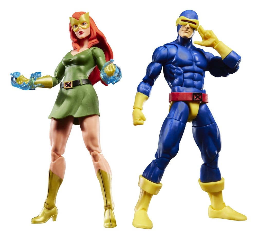 Pack de 2 figurines Hasbro Marvel Legends Cyclops et Jean Grey 15 cm, X-Men ’97
