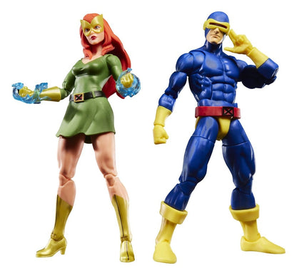 Pack de 2 figurines Hasbro Marvel Legends Cyclops et Jean Grey 15 cm, X-Men ’97