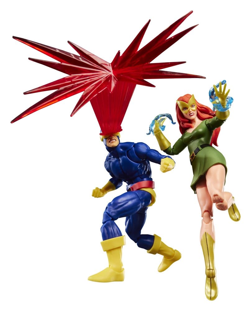 Pack de 2 figurines Hasbro Marvel Legends Cyclops et Jean Grey 15 cm, X-Men ’97