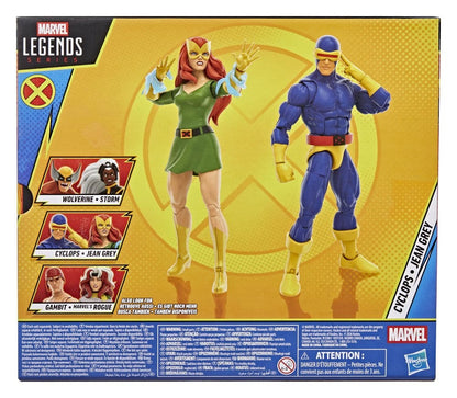 Pack de 2 figurines Hasbro Marvel Legends Cyclops et Jean Grey 15 cm, X-Men ’97