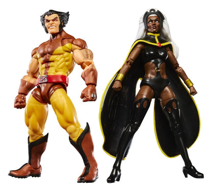 Pack de 2 figurines Hasbro Marvel Legends Storm et Wolverine 15 cm, X-Men ’97