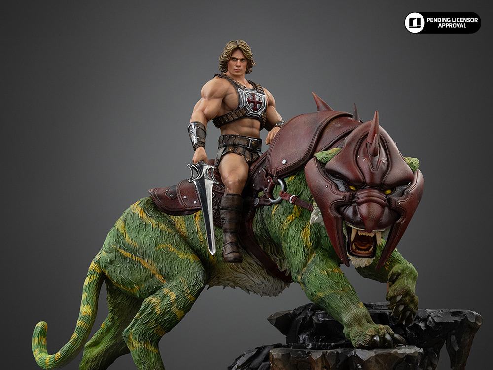 Masters of the Universe 2026 – Statue He-Man & Battle Cat Deluxe Art Scale 1/10 par Iron Studios