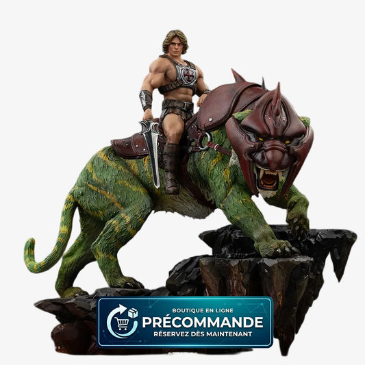 Masters of the Universe 2026 – Statue He-Man & Battle Cat Deluxe Art Scale 1/10 par Iron Studios
